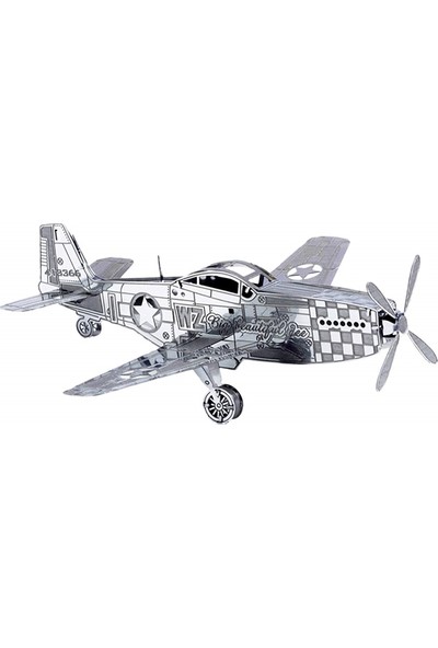Hobi24 3D Lazer Kesim Metal Maket Uçak