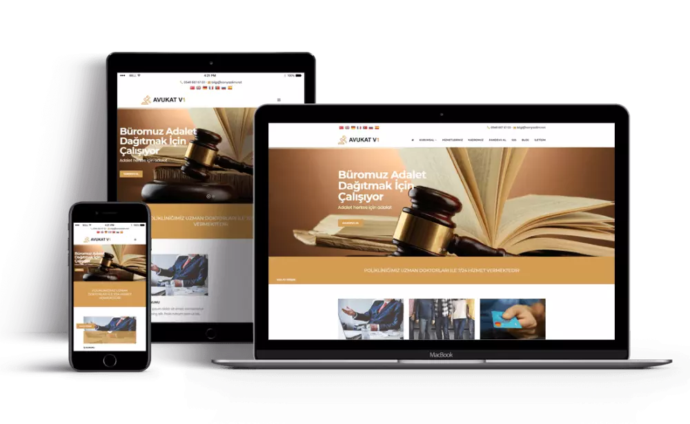 Avukat Web Tasarım V1 